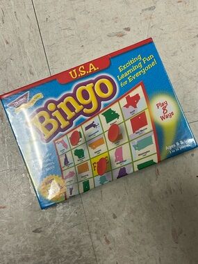 U.S.A. Bingo Game - States & Capitals Learning Game | New Sealed